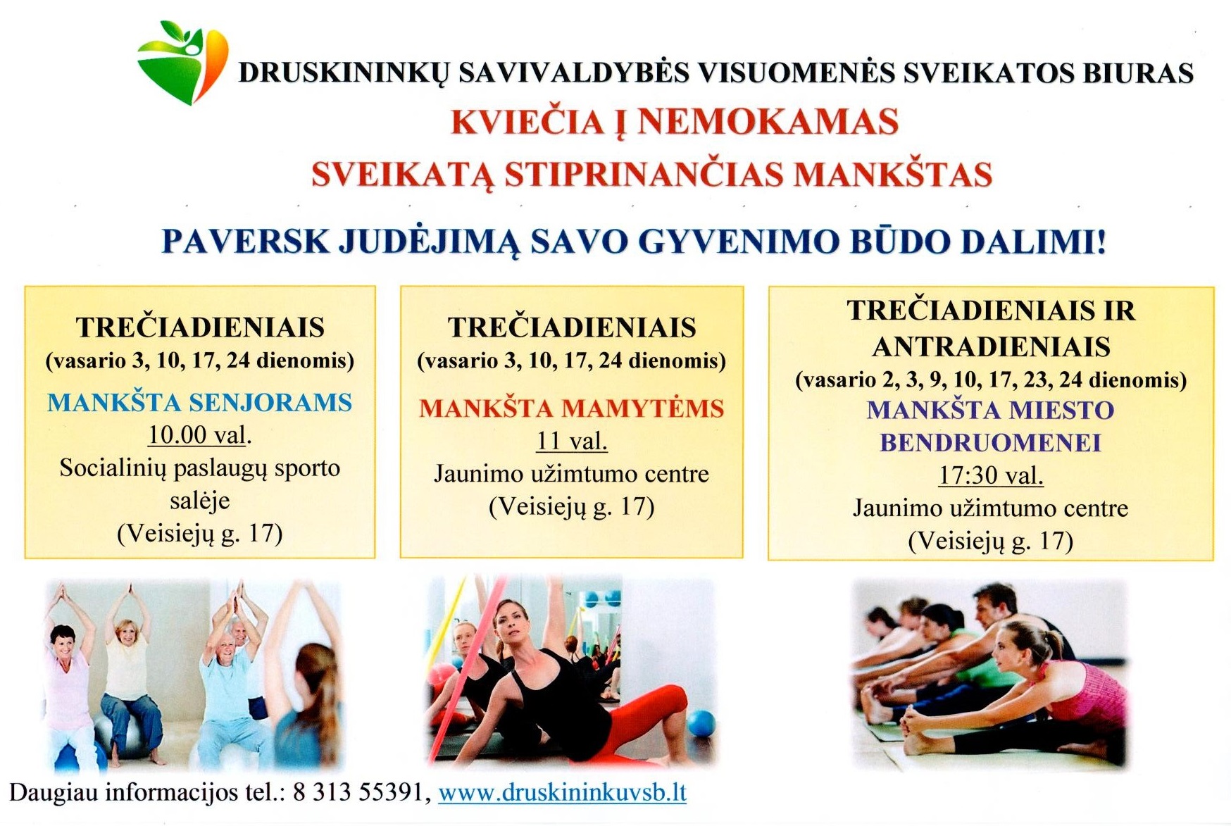 Druskininkų VSB mankštos